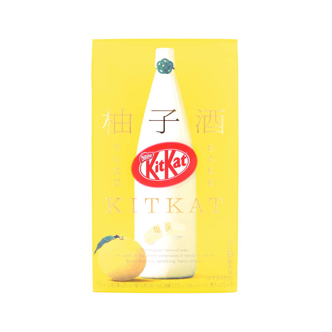 Japanese yuzushu yuzu sake kit kat