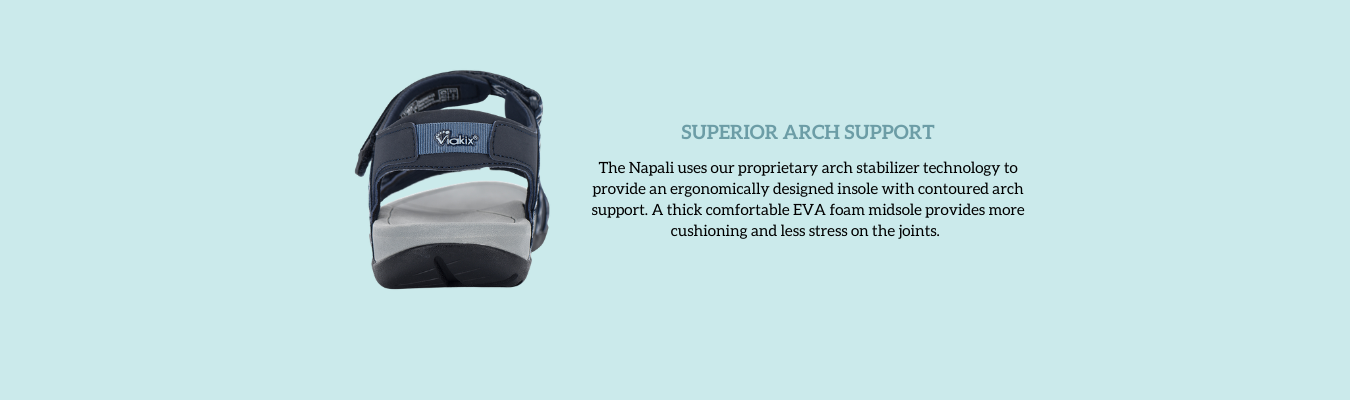 Graphic showing Superior arch support