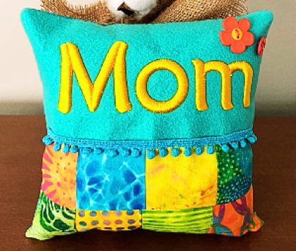 MOM SHELF PILLOW PUFFY TYPE - ON THE BLOG