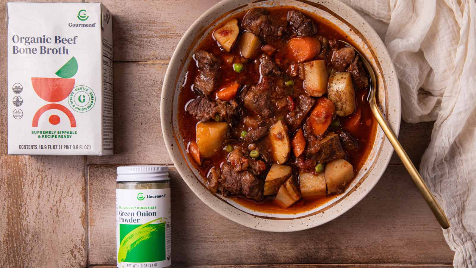 Gourmend recipe for low fodmap beef stew