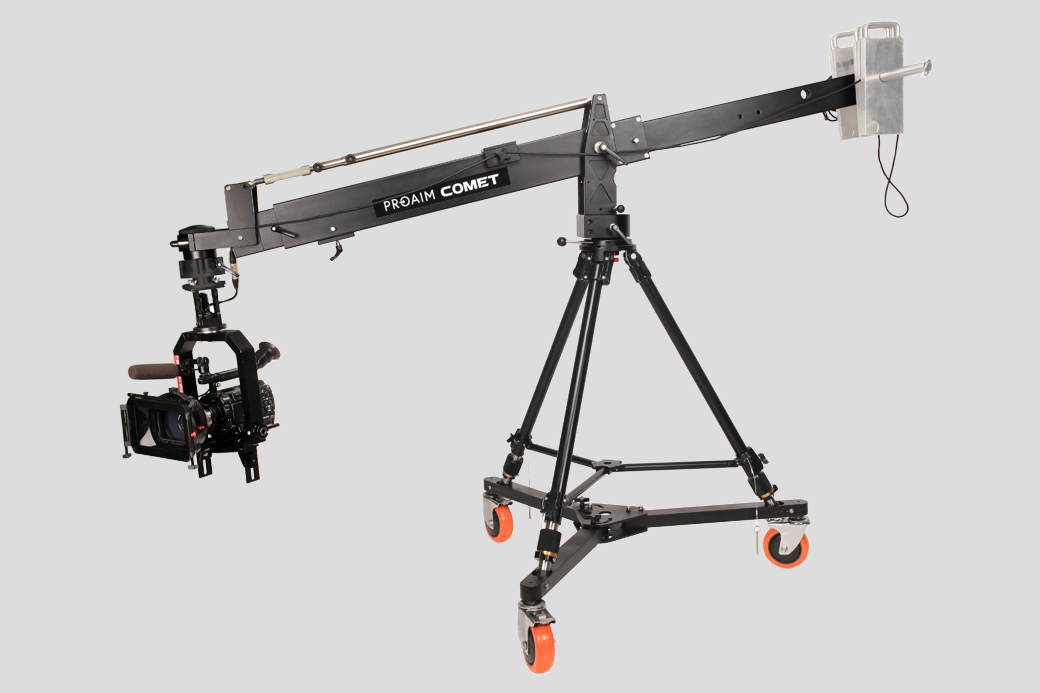 Proaim Gravity Heavy-duty Camera Tripod Stand - Mitchell. Flat | Payload - 250kg/550lb