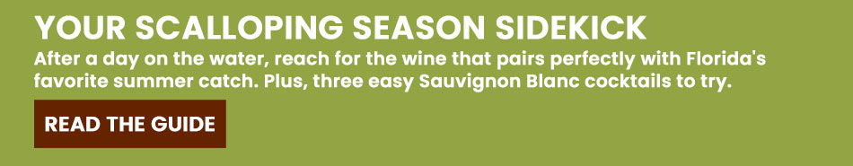 Text promoting a scalloping season guide with a call to action.