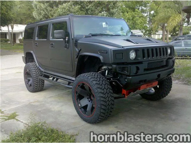 Enhanced Customs's 2009 Hummer H2 Train Horn Install