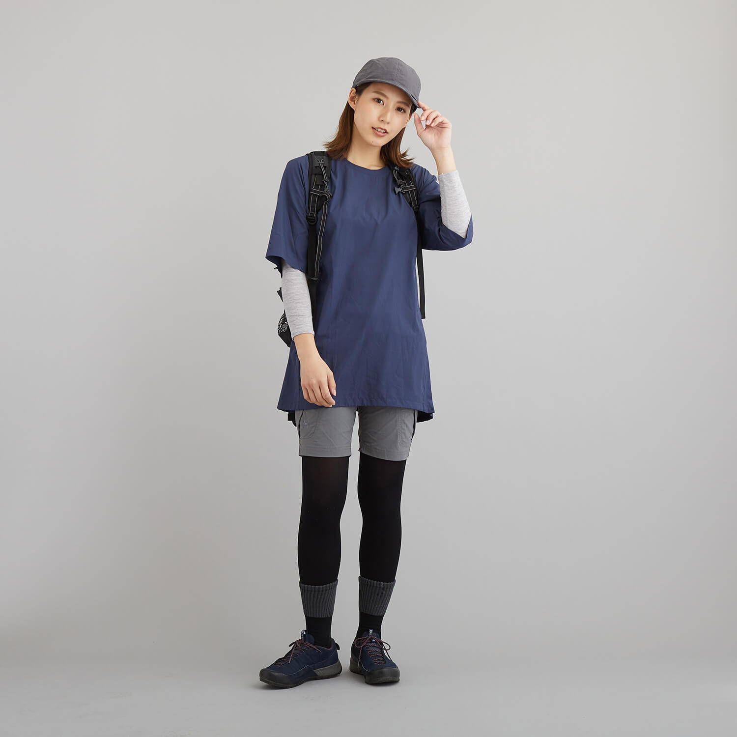 HOUDINI（フーディニ）/ウェザーT/ネイビー/UNISEX