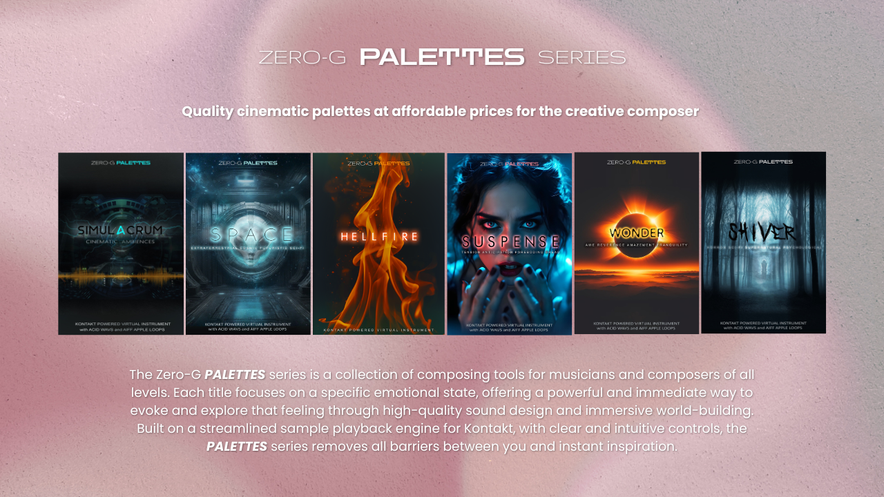 Zero-G Palettes Series