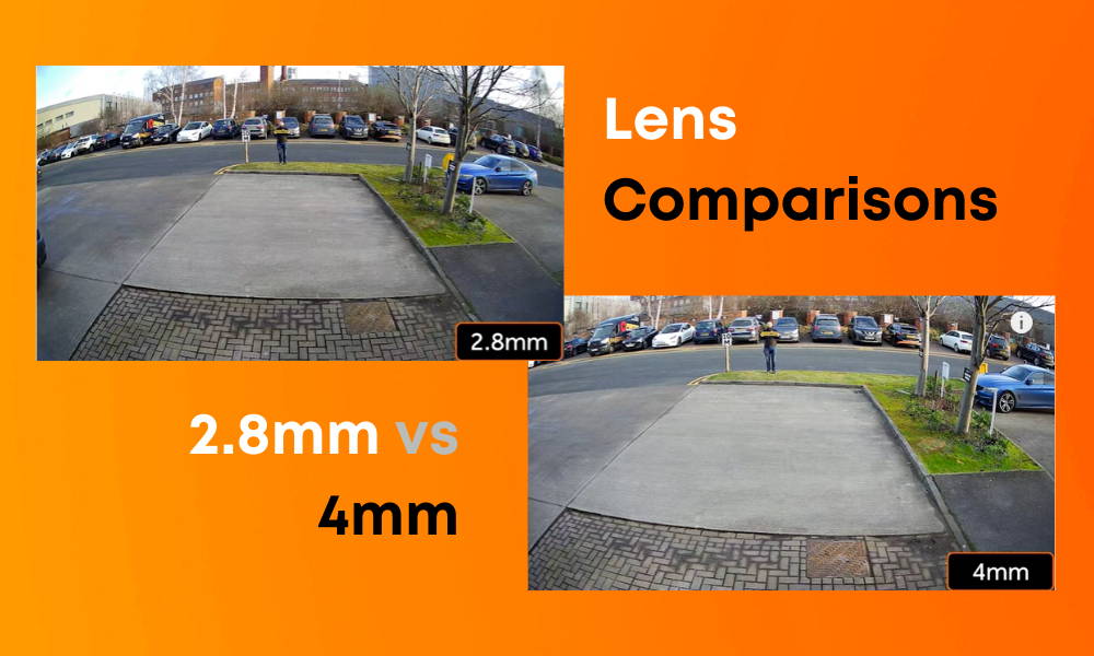 5MP 2.8mm/4mm Lens Comparison, CCTV Lens Comparison