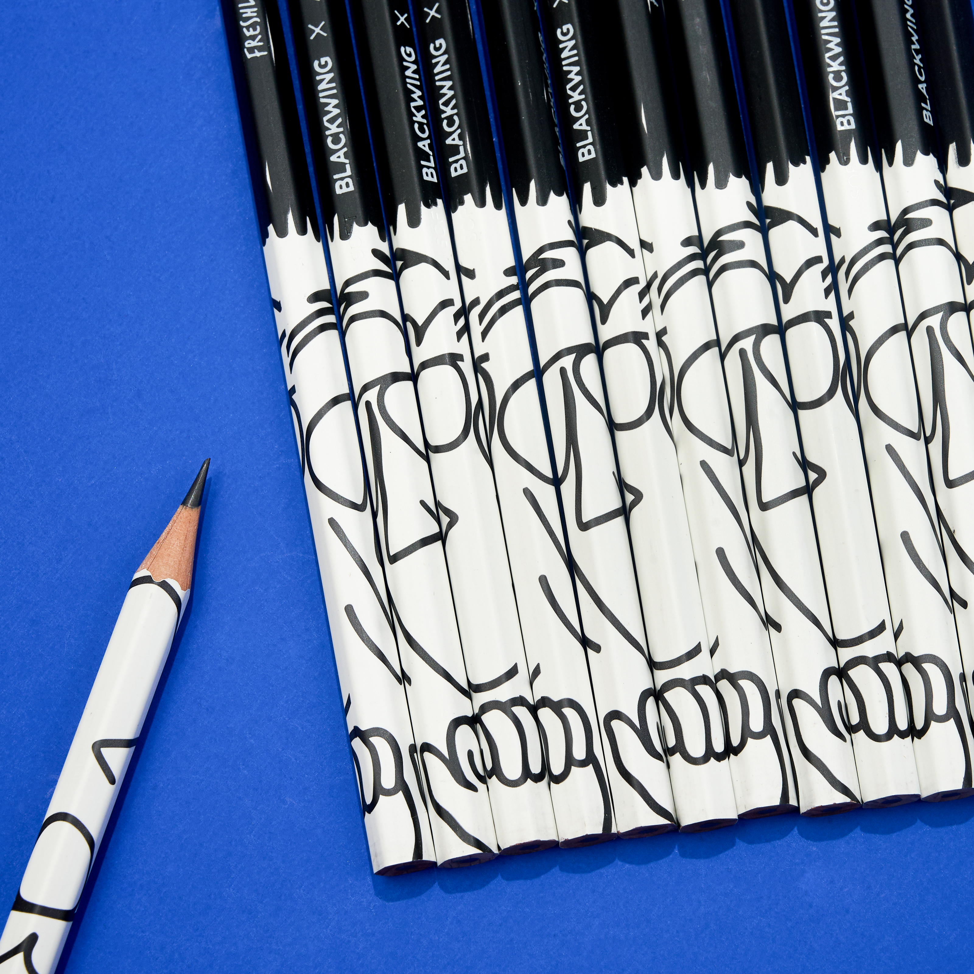 Blackwing x All Elite Wrestling pencils featuring orange cassidy design