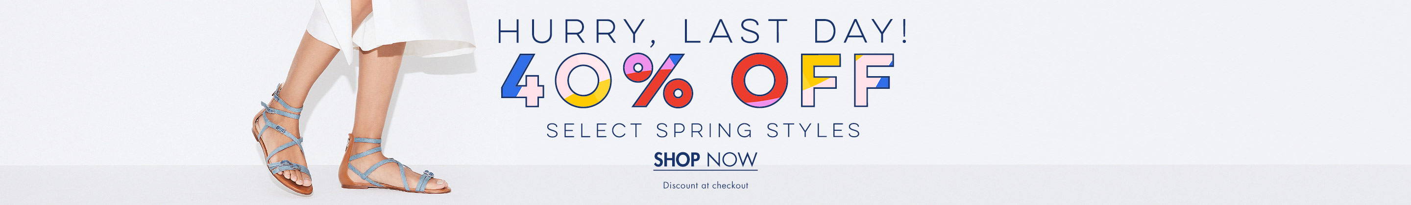 40% Off Spring Styles