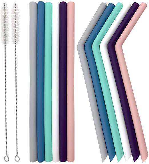 Senneny Set of Silicone Straws