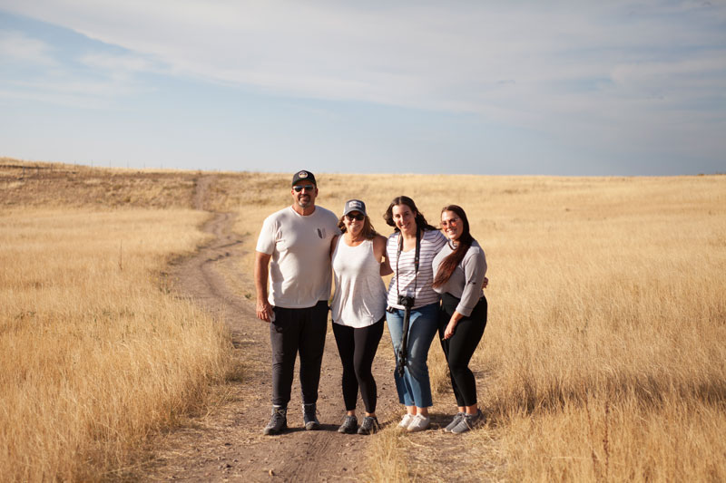 Aventura crew in desolate high Nevada desert.