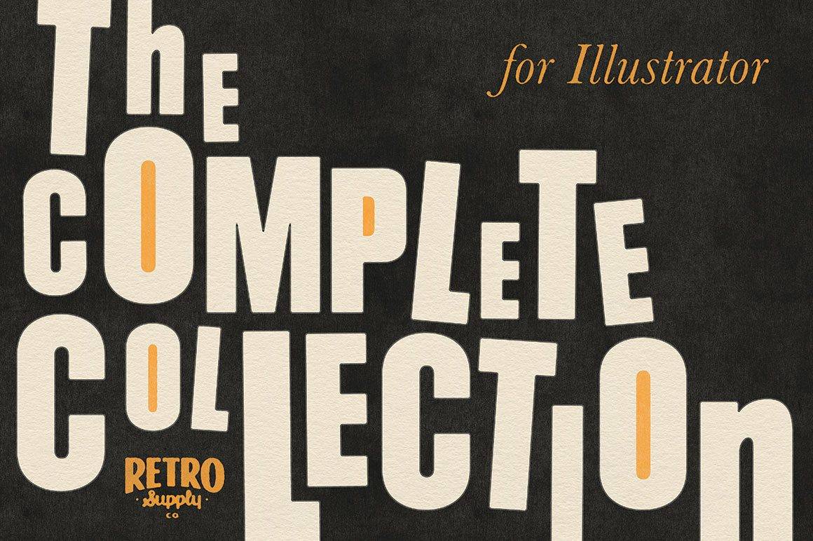 The Complete Collection for Illustrator by RetroSupply Co.