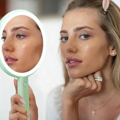type of makeup mirrors - handheld mirror