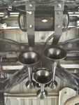 Triple black train horns black air tank mounted under chassis water droplets air hose Anthony's 2014 Tundra Outlaw 127H gallery photo 3