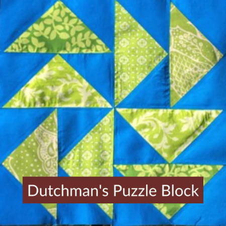 Dutchman’s Puzzle Quilt Block