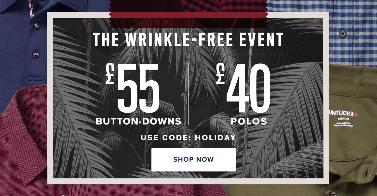 Collection of UNTUCKit Wrinkle-Free Shirts. 