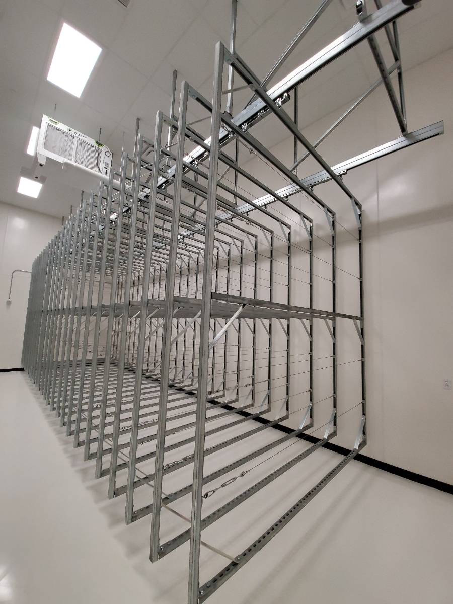 Unistrut Midwest works closely with architects and engineers to design the perfect cannabis drying rack solution for your space.