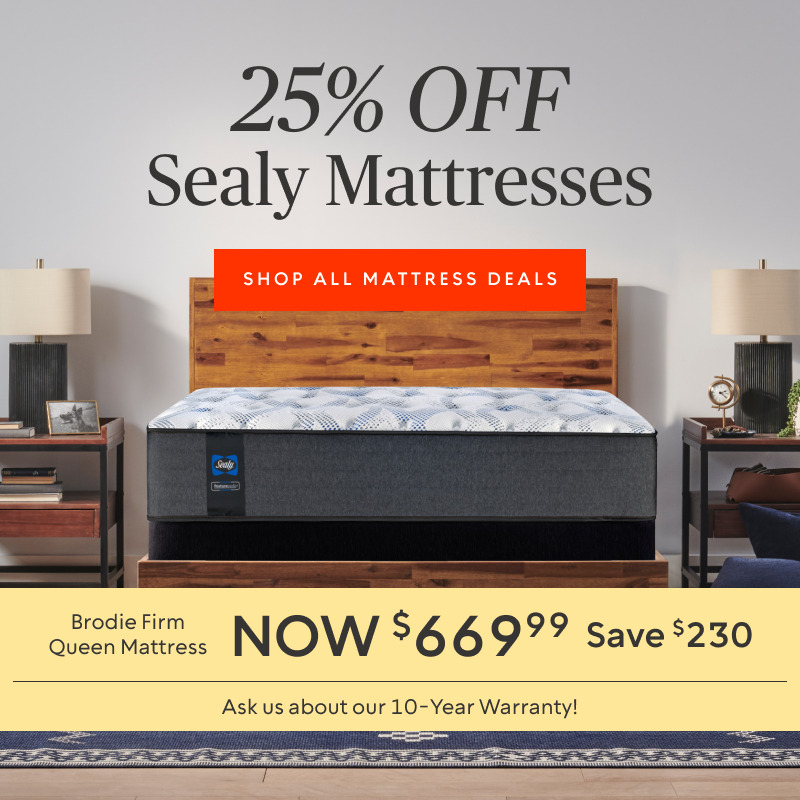 25% off Sealy Mattresses