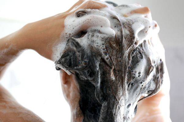 washing your curly hair