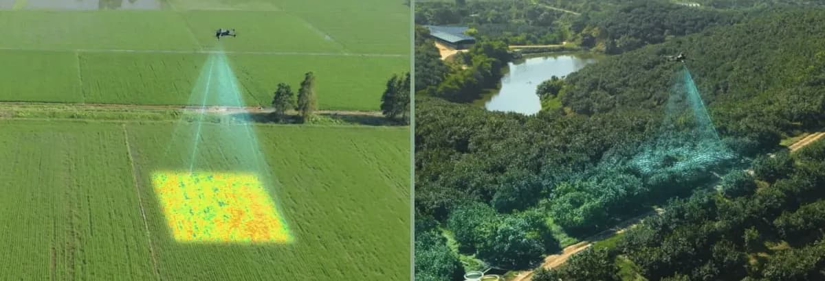 DJI Mavic 3M Crop scanning