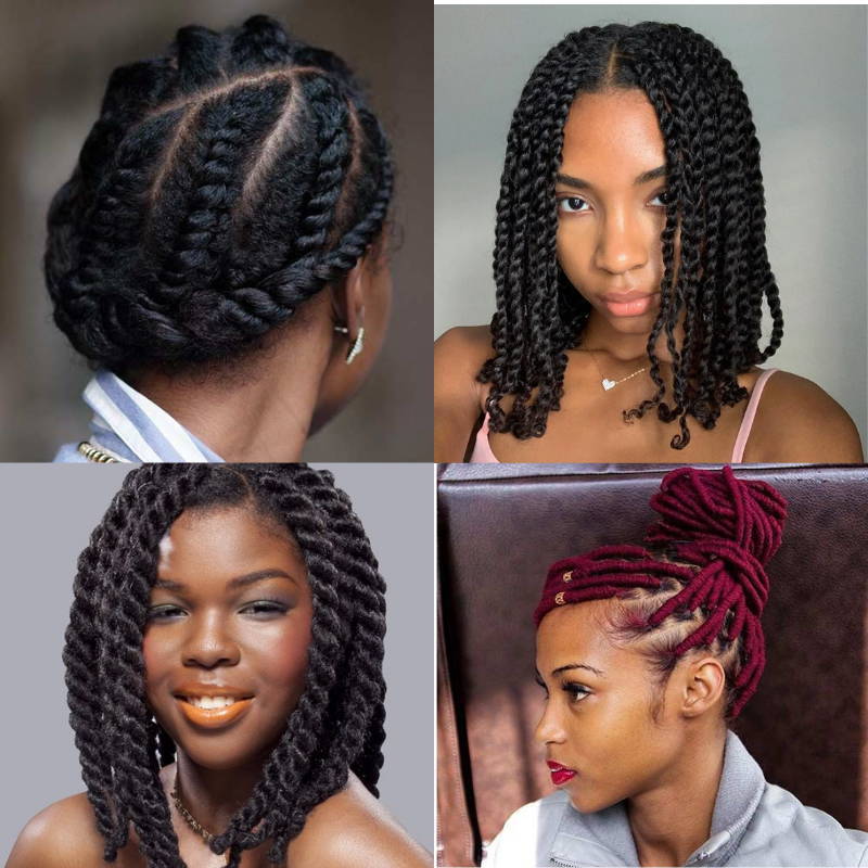 Add Interesting Twist To Your Protective Hairstyle
