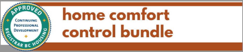 Home comfort control bundle with a circular logo.