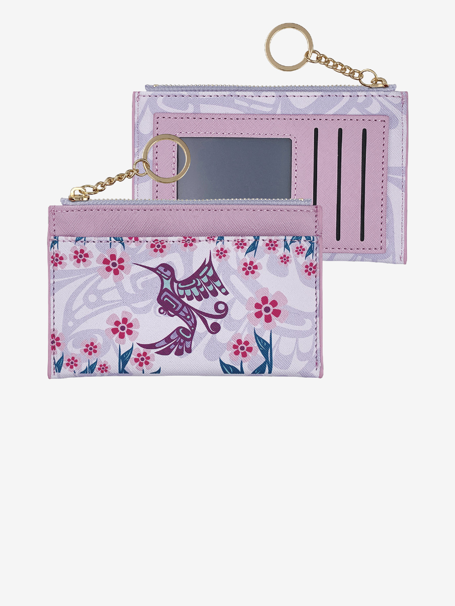 Hummingbird Zippered Card Wallet by Francis Dick