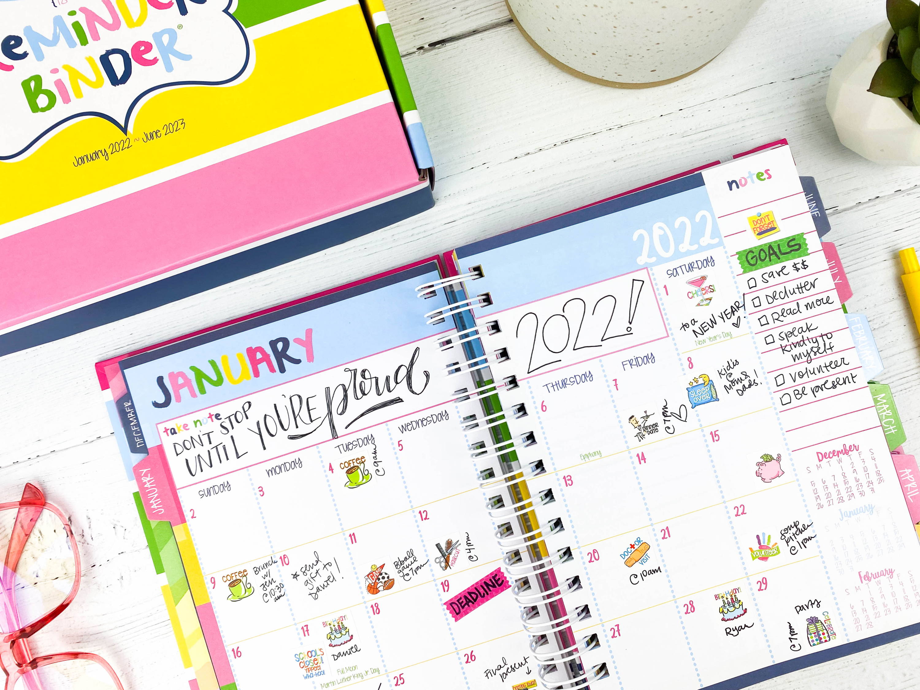 18-Month Reminder Binder® Planner