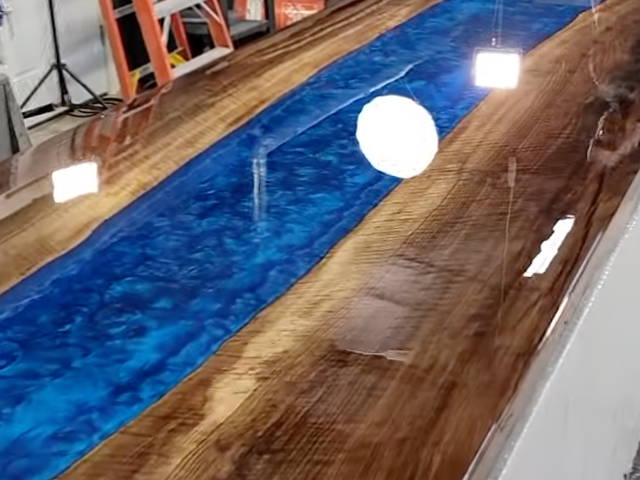 how to make a river table