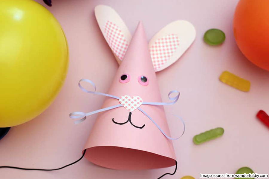 DIY Bunny Party Hats