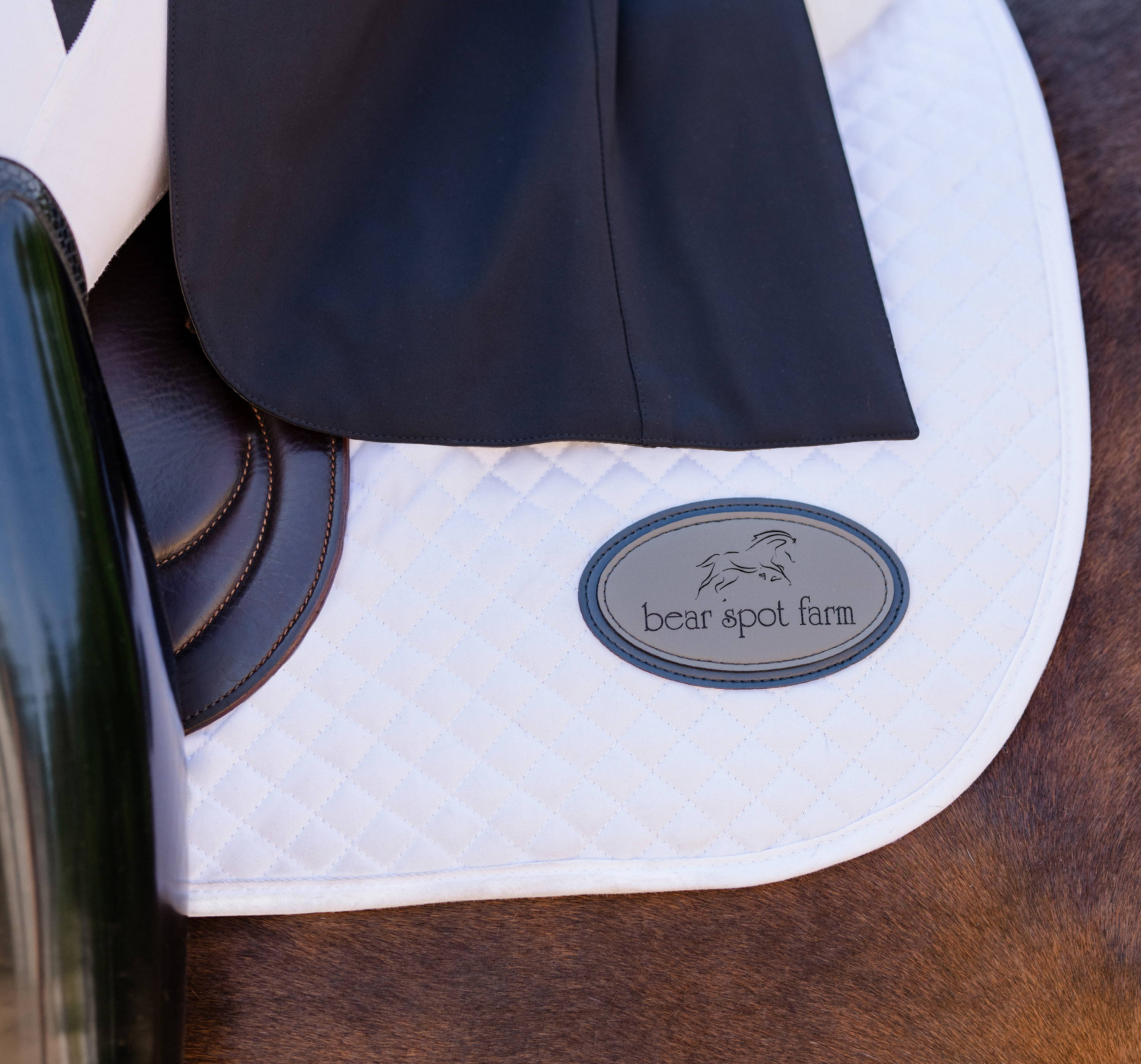 Essential Dressage Square Pad with Personalized Patch