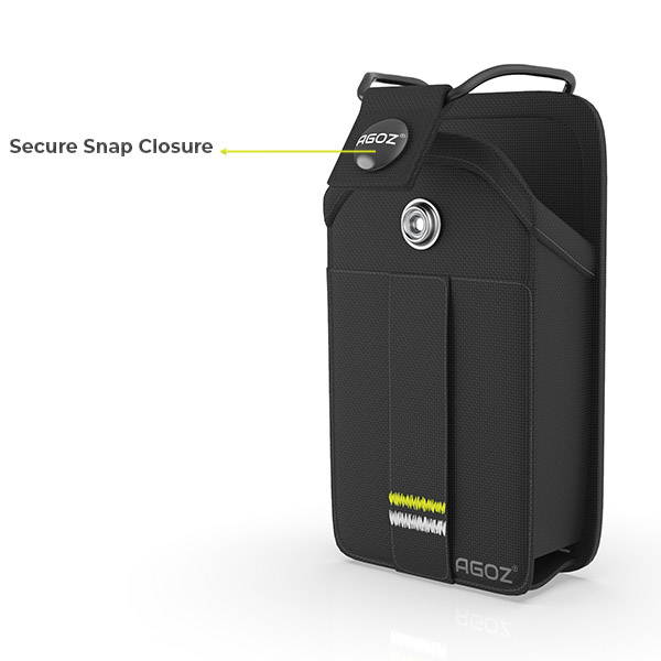 Heavy-Duty Motorola T260TP Case with Snap Closure