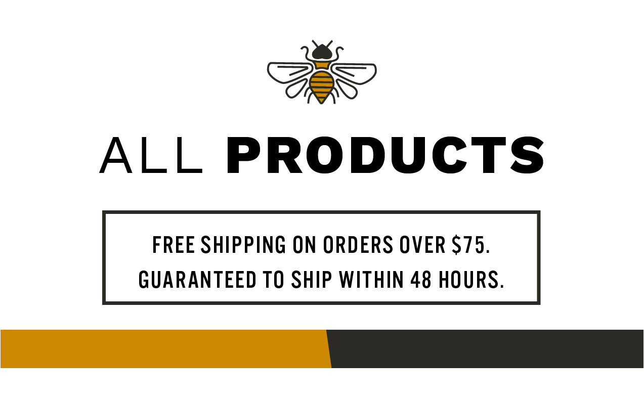 ALL PRODUCTS  FREE SHIPPING ON ORDERS OVER $75. GUARANTEED TO SHIP WITHIN 48 HOURS.