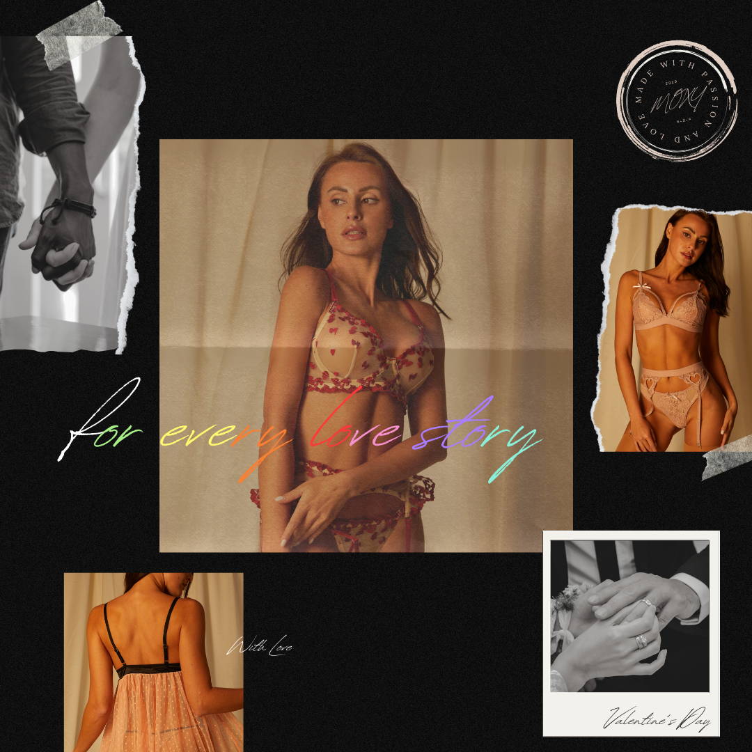 valentine's lingerie collection from Moxy intimates