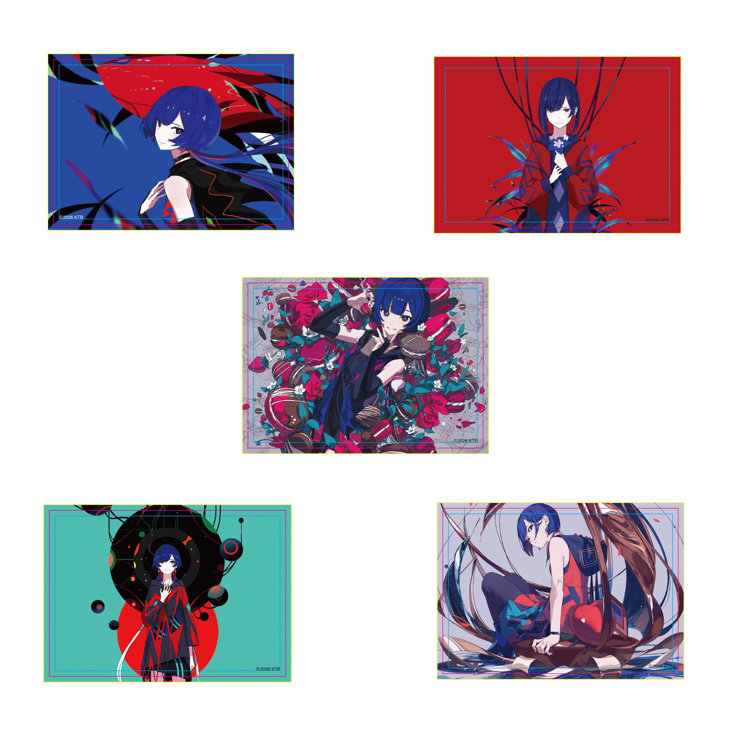 イラストステッカーセット
