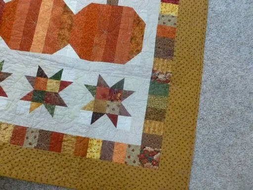 separate the quilt border frame with an inner border