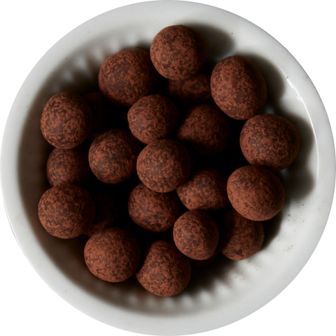 Chocolate-Covered Caramelized Hazelnuts