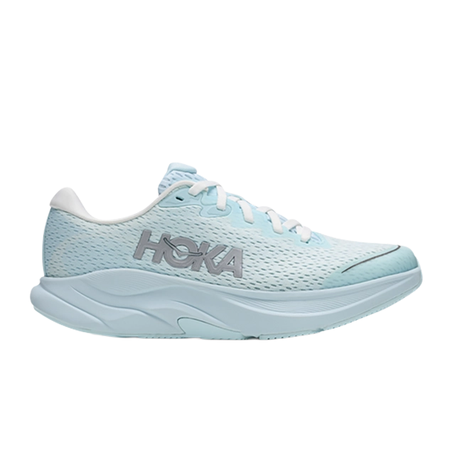 Light blue running shoe with 