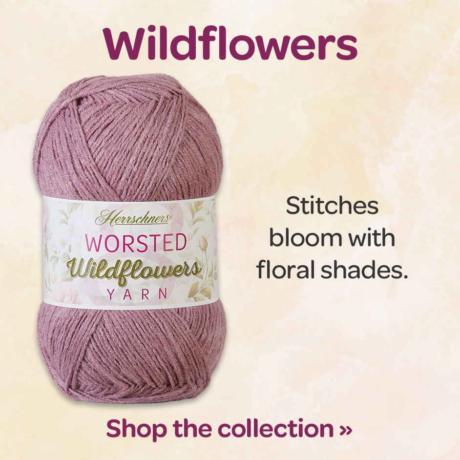 Wildflowers Yarn. Stitches bloom with floral shades. Shop the collection.
