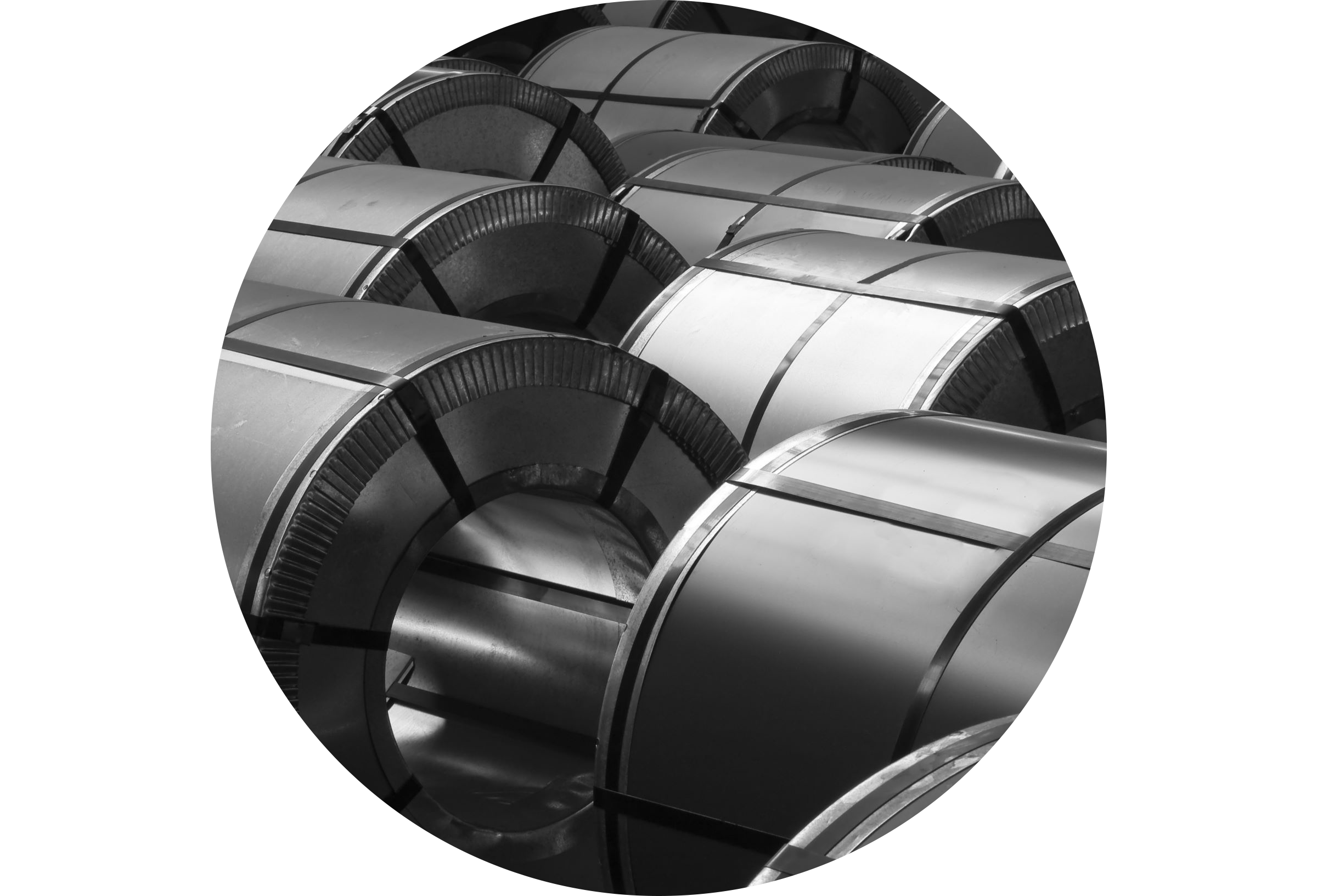 Tin-plated steel rolls