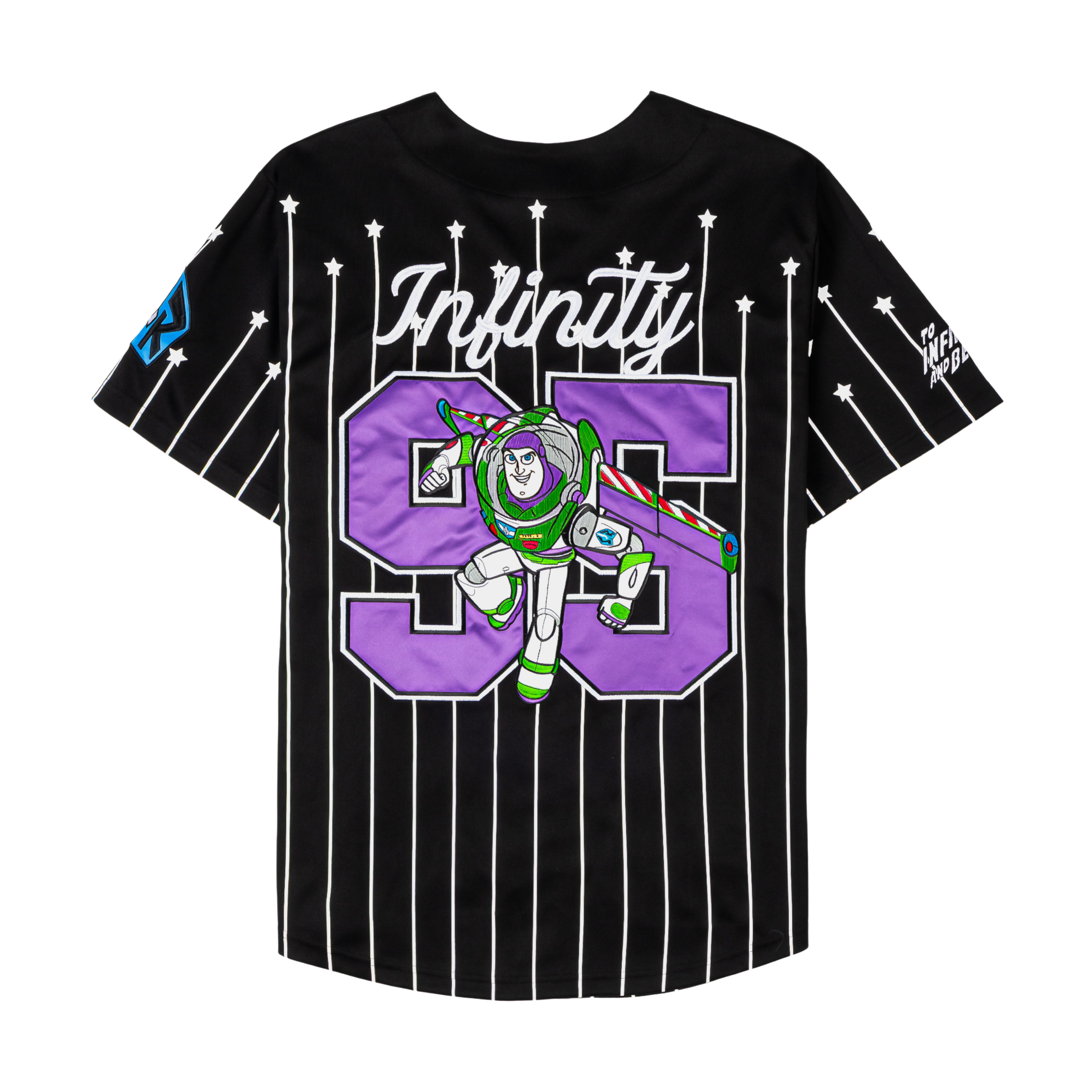 Black baseball jersey with 