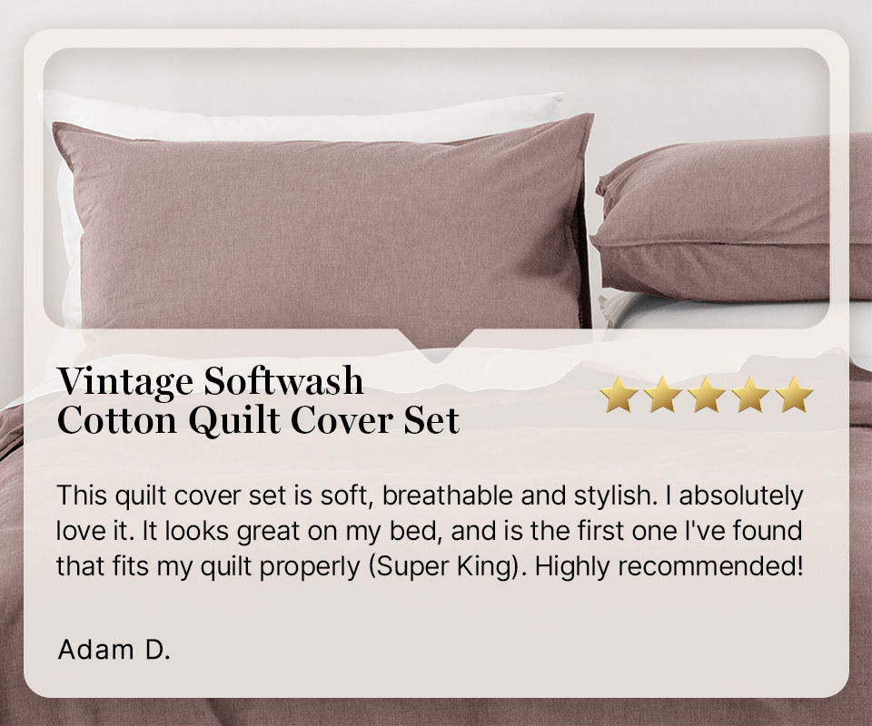 Vintage Softwash Cotton Sheet Set