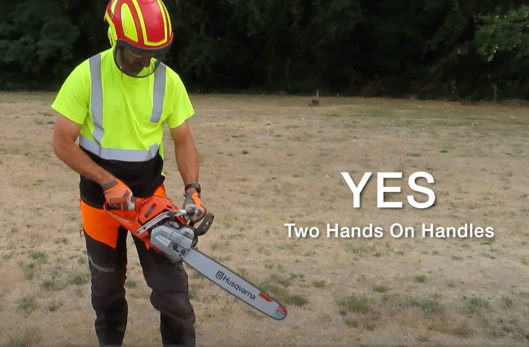 Safe winch technique - Husqvarna Chainsaw Academy