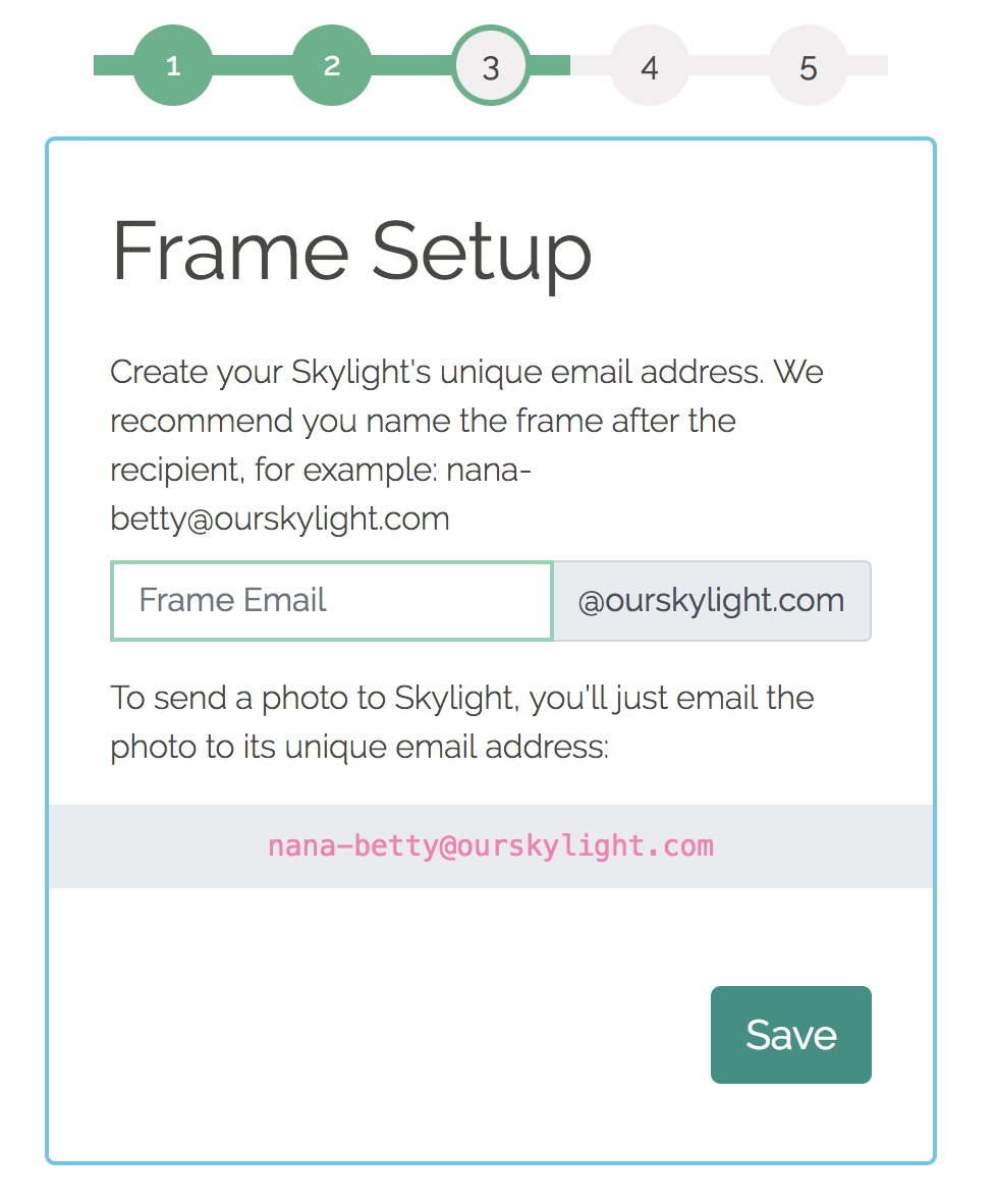 Create a Skylight Email
