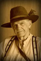 DICK HUNZEKER is one of the Wagon Masters that take you west when you take the Living History Tour.
