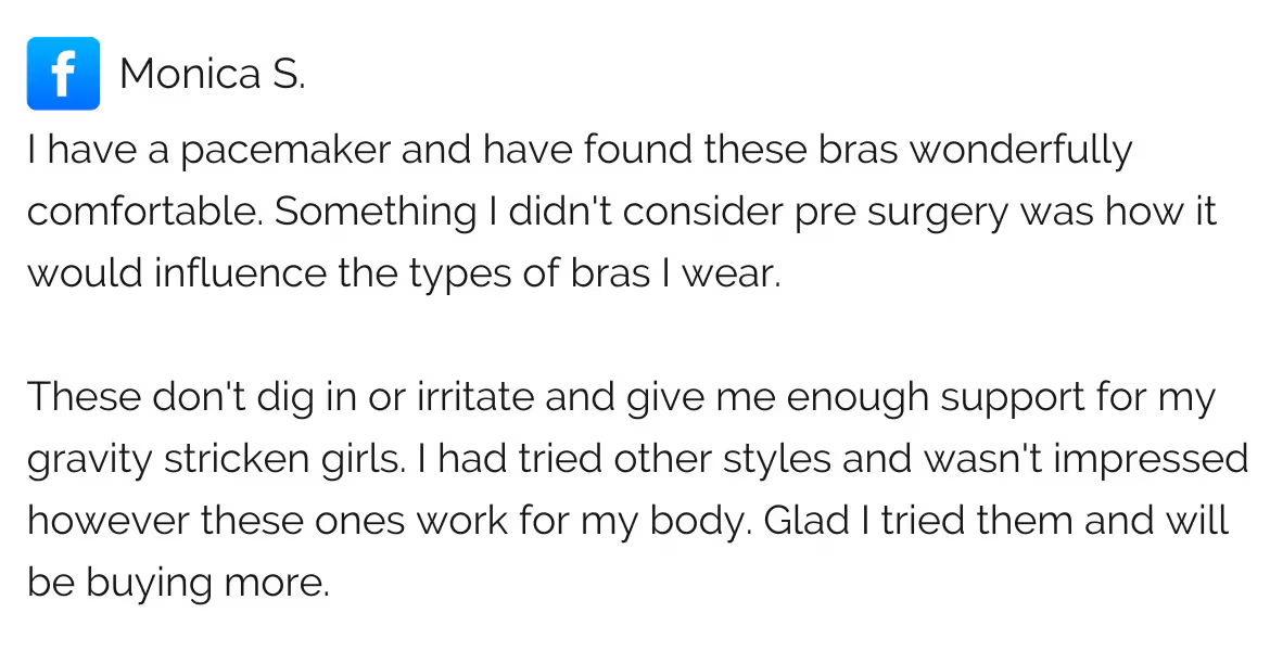 bra for heart surgery pacemaker