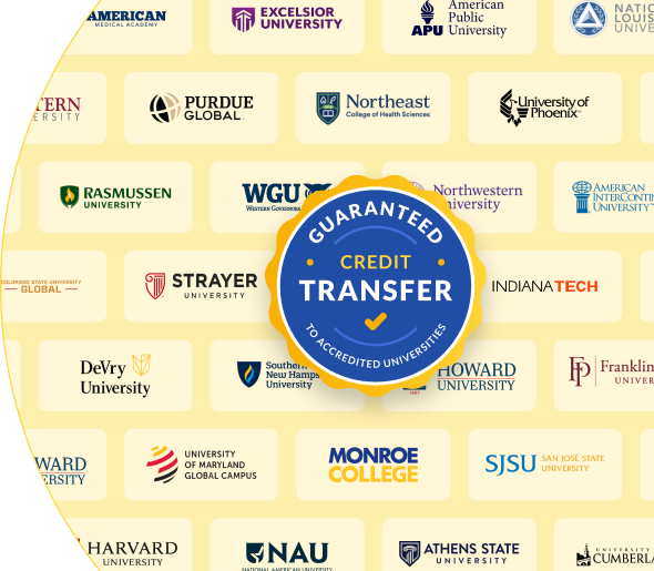 Logos of universities with a 