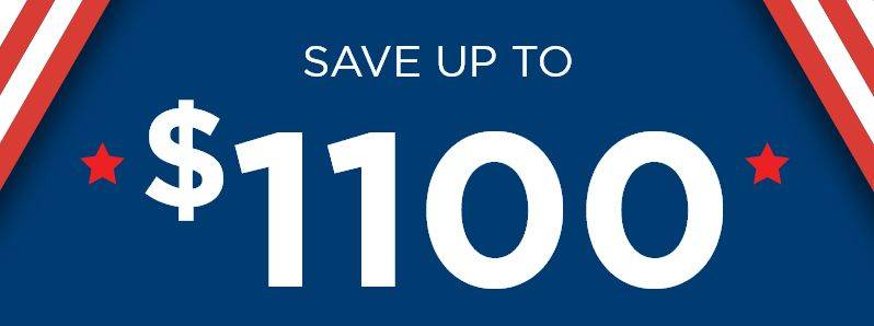 save up to $1100