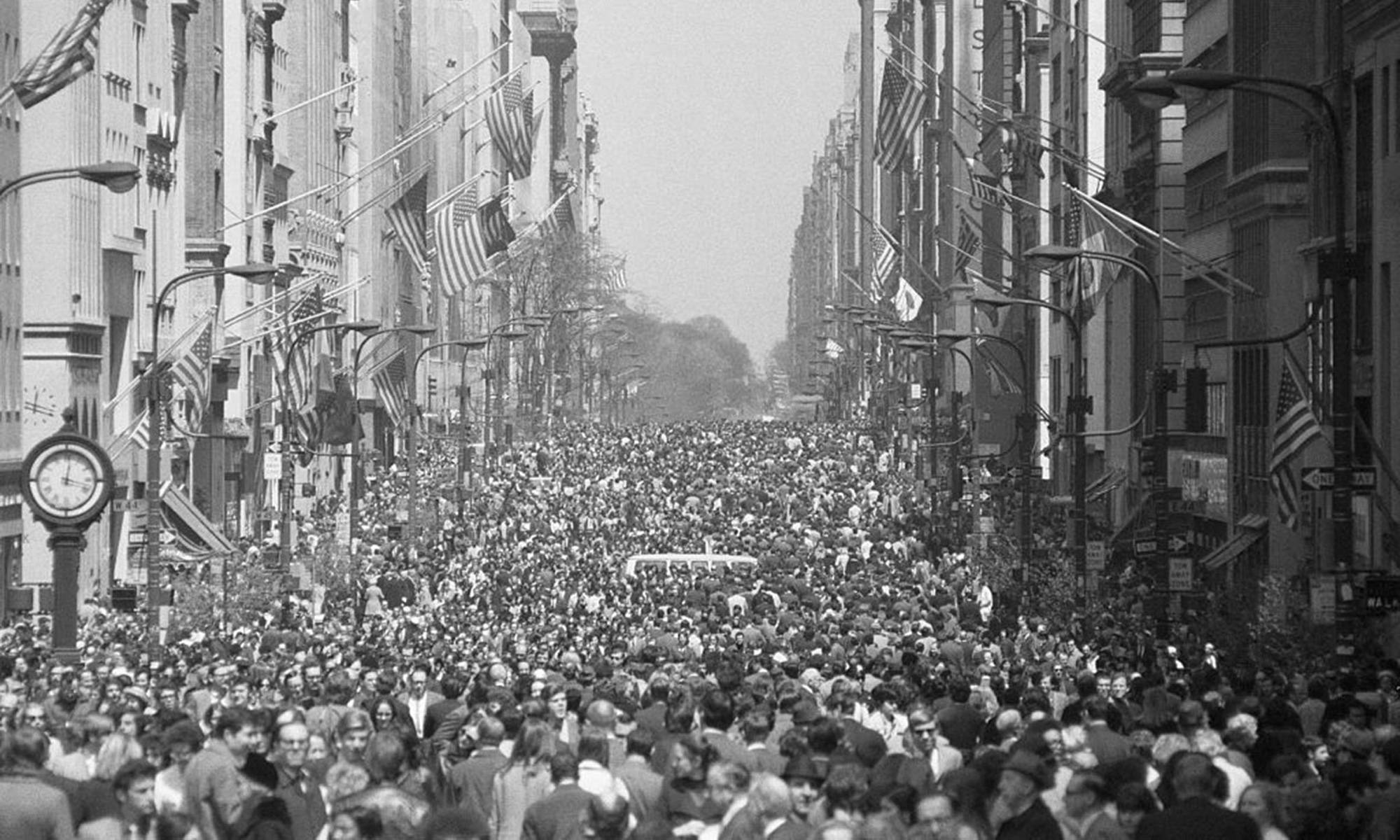 New York environmental and climate change protests in 1970