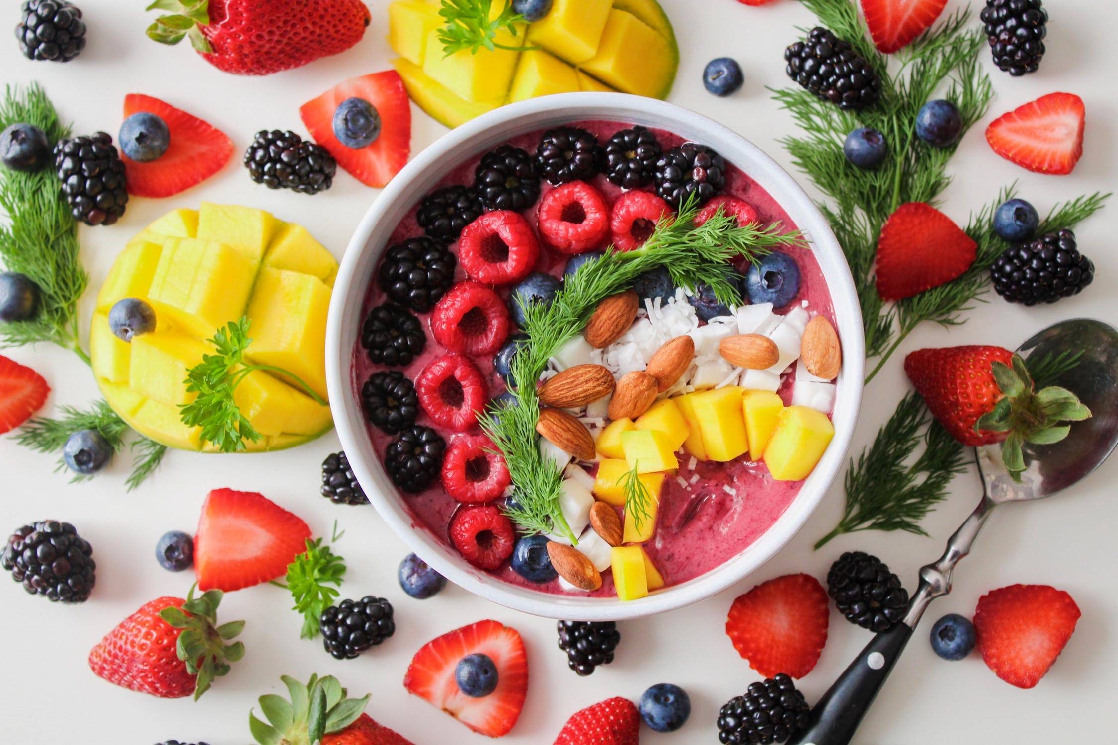 Fruits And Nuts In Bowl