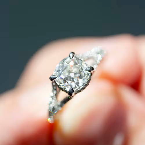 old mine cut diamond